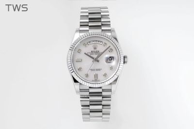 ROLEX Day-date Automatic Movement Stailess Steel 36mm White Watch